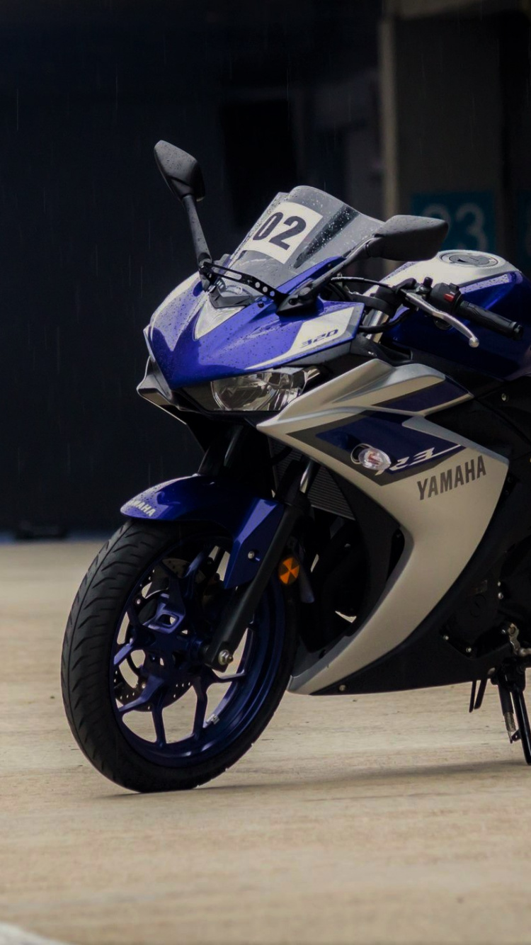 Обои Ямаха YZF-Р3, Ямаха мотор Компани, мотоцикл, авто, обод в разрешении 750x1334