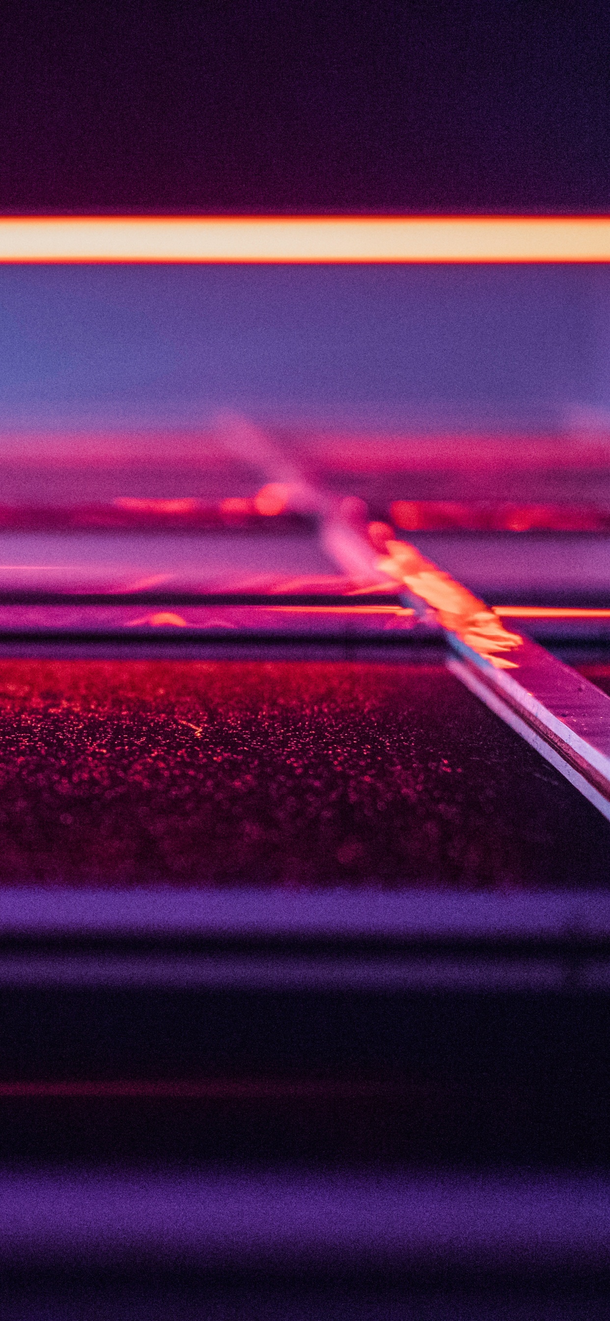 Обои неон, синий, красный цвет, пурпур, Фиолетовый в разрешении 1242x2688