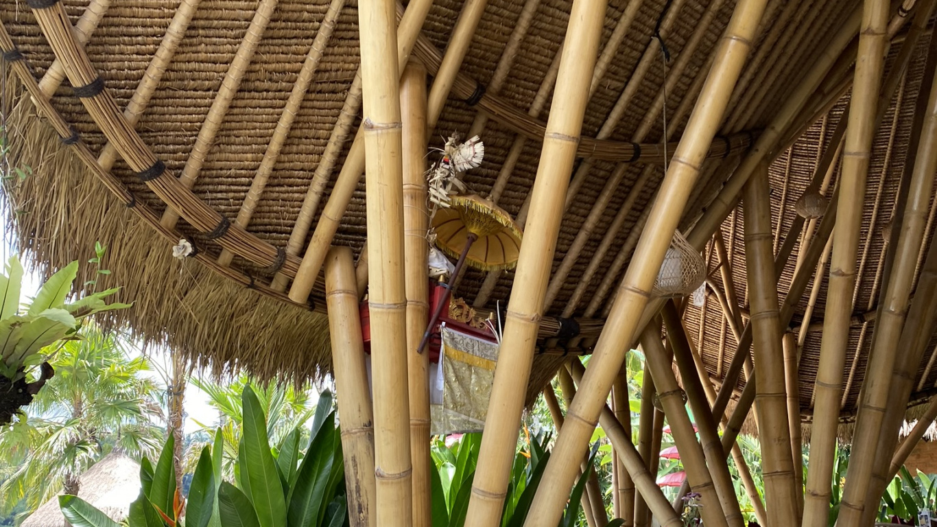 Обои древесина, игрушка, фигурка, уличная мебель, украшение газона в разрешении 1366x768