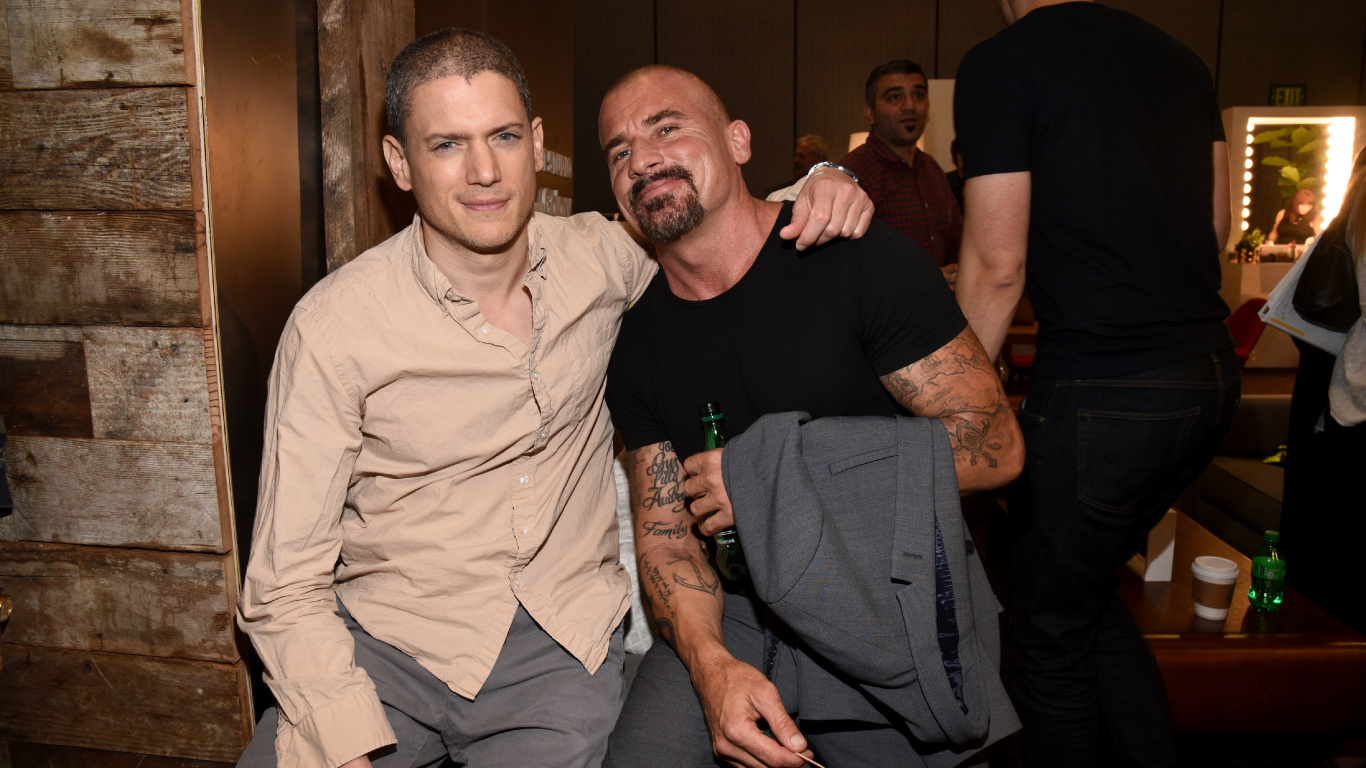 Обои побег из тюрьмы, вентворт Миллер, Доминик Перселл, Майкл Скофилд, телевидение в разрешении 1366x768