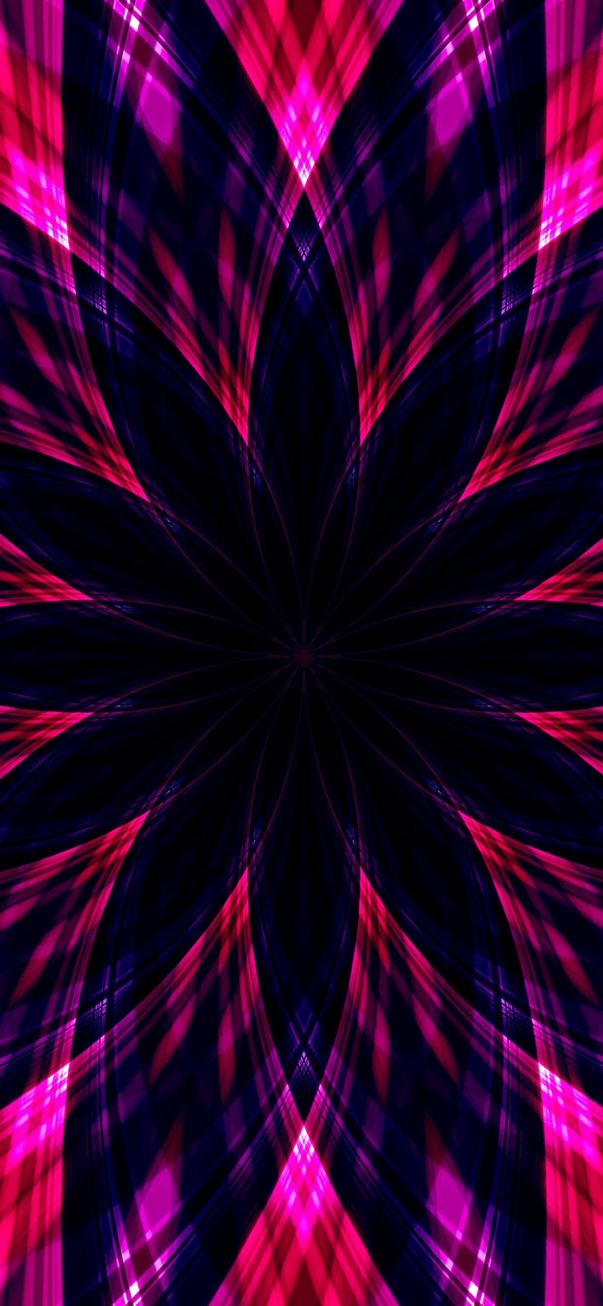 Обои фрактальное искусство, векторная графика, иллюстрация, флаг малайзии, абстрактное искусство в разрешении 1242x2688