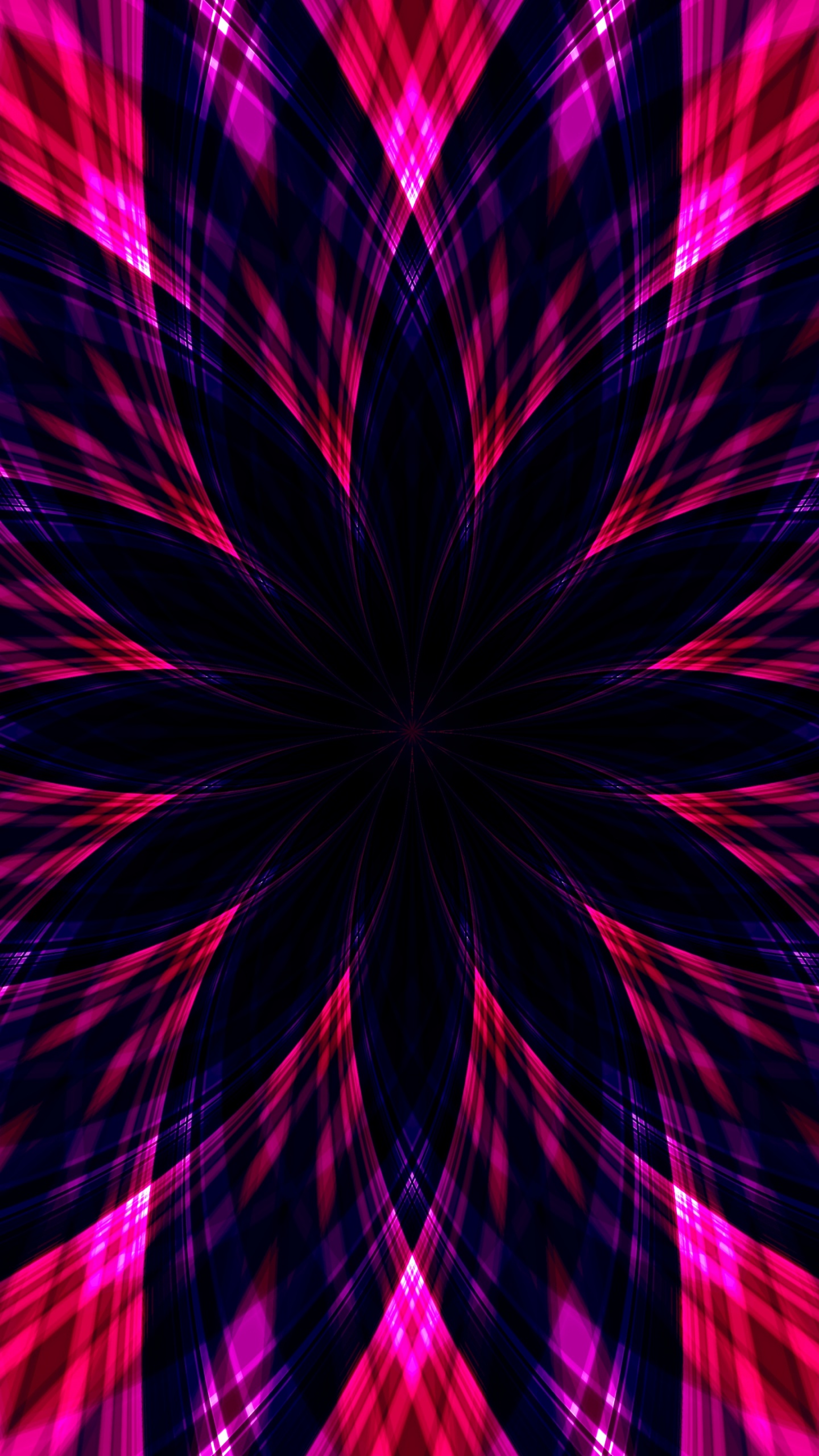 Обои фрактальное искусство, векторная графика, иллюстрация, флаг малайзии, абстрактное искусство в разрешении 1440x2560