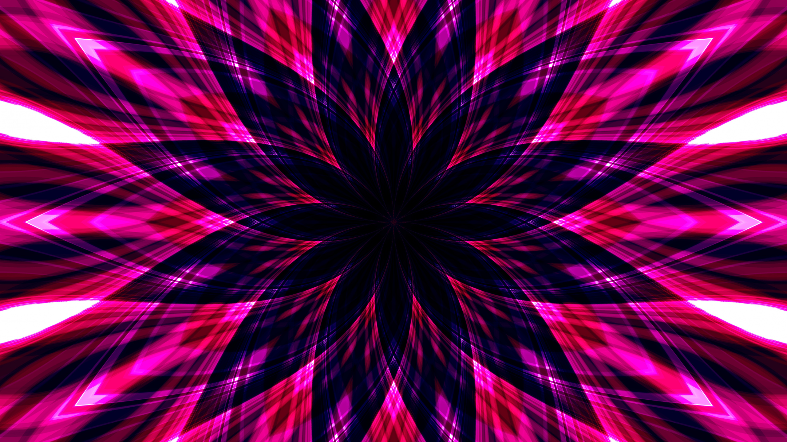 Обои фрактальное искусство, векторная графика, иллюстрация, флаг малайзии, абстрактное искусство в разрешении 2560x1440