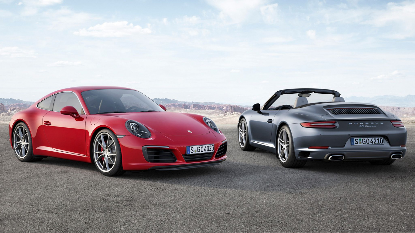 Обои 2015 Порше 911, Порше, Порше 911, спорткар, авто в разрешении 1366x768