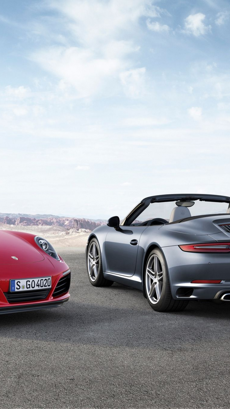 Обои 2015 Порше 911, Порше, Порше 911, спорткар, авто в разрешении 750x1334