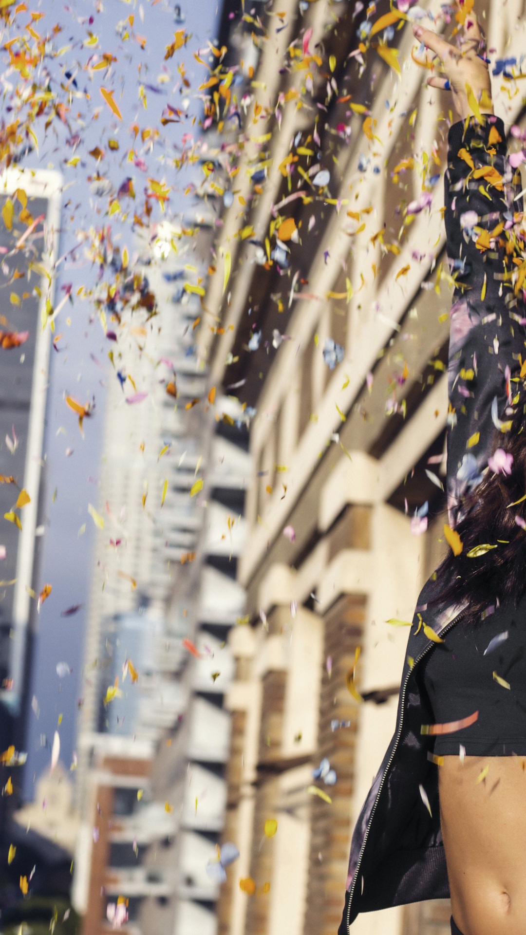 Обои Селена Гомес солдат, селена гомез, Selenators, давай возьми это, адидас Нео в разрешении 1080x1920