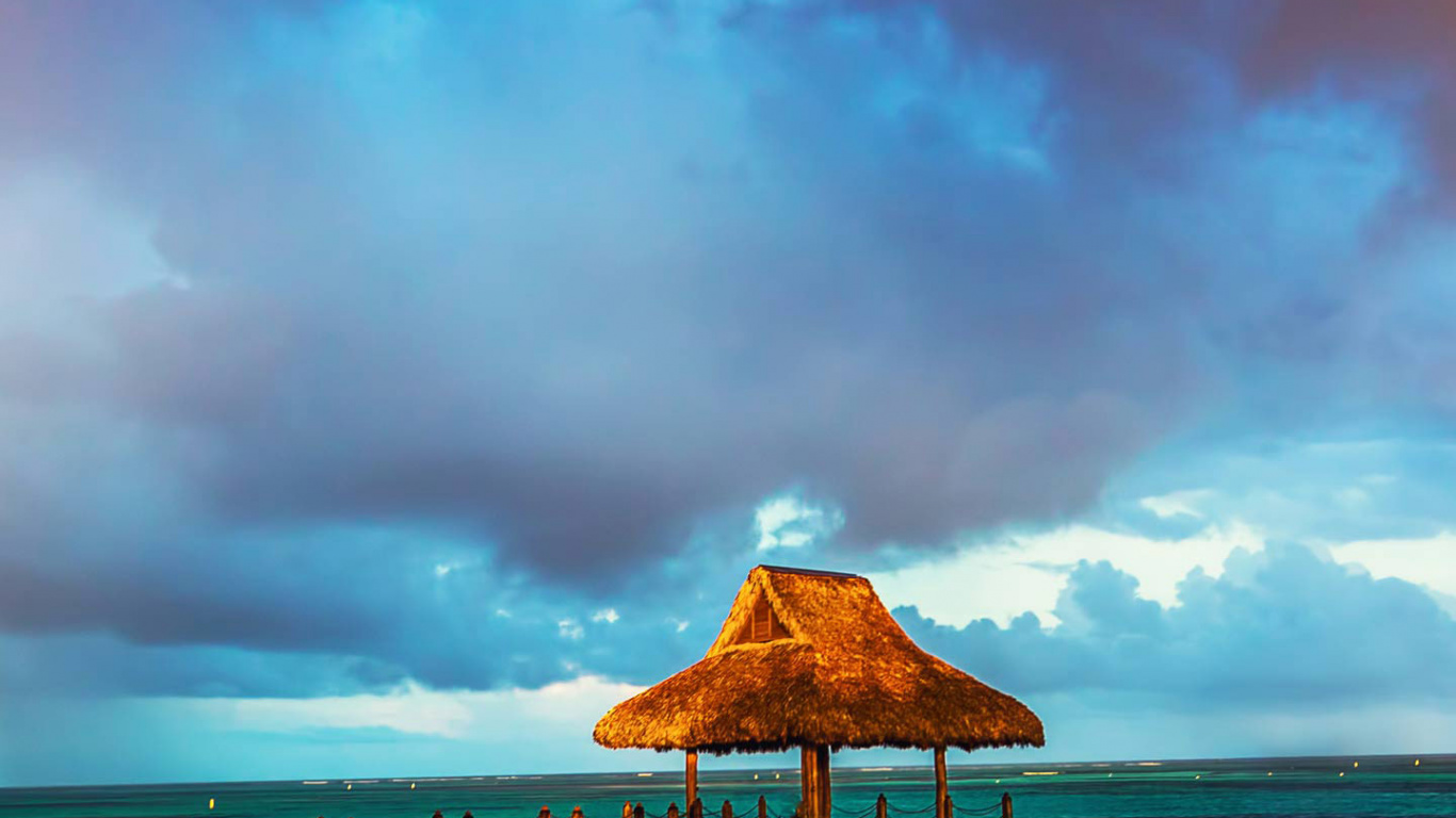 Обои облако, вода, гидроресурсы, синий, лазурный в разрешении 1366x768