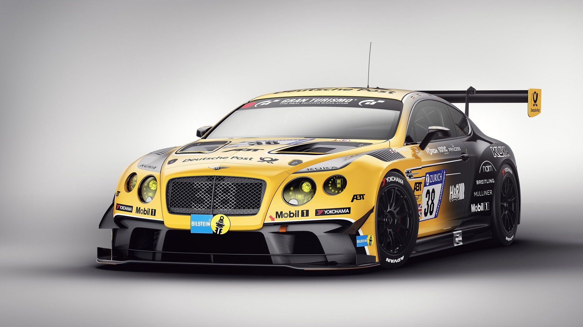 Обои Бентли Моторс Лимитед, Бентли, спорткар, авто, Bentley Continental GT3 в разрешении 1920x1080