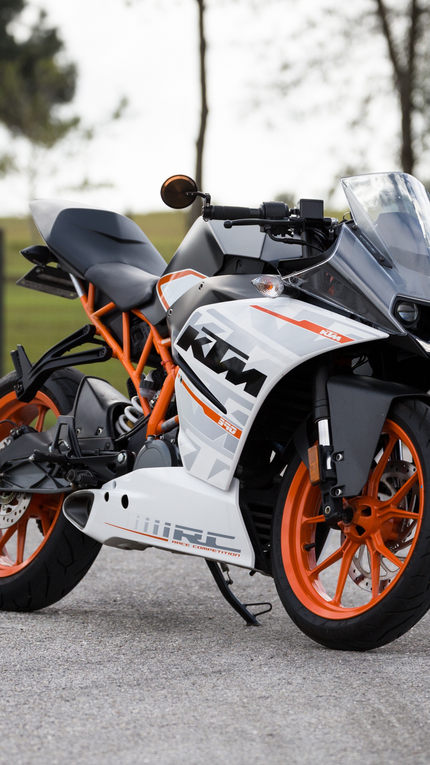 Обои мотоспорт, авто, гоночный, КТМ, КТМ РЦ 390 в разрешении 1440x2560