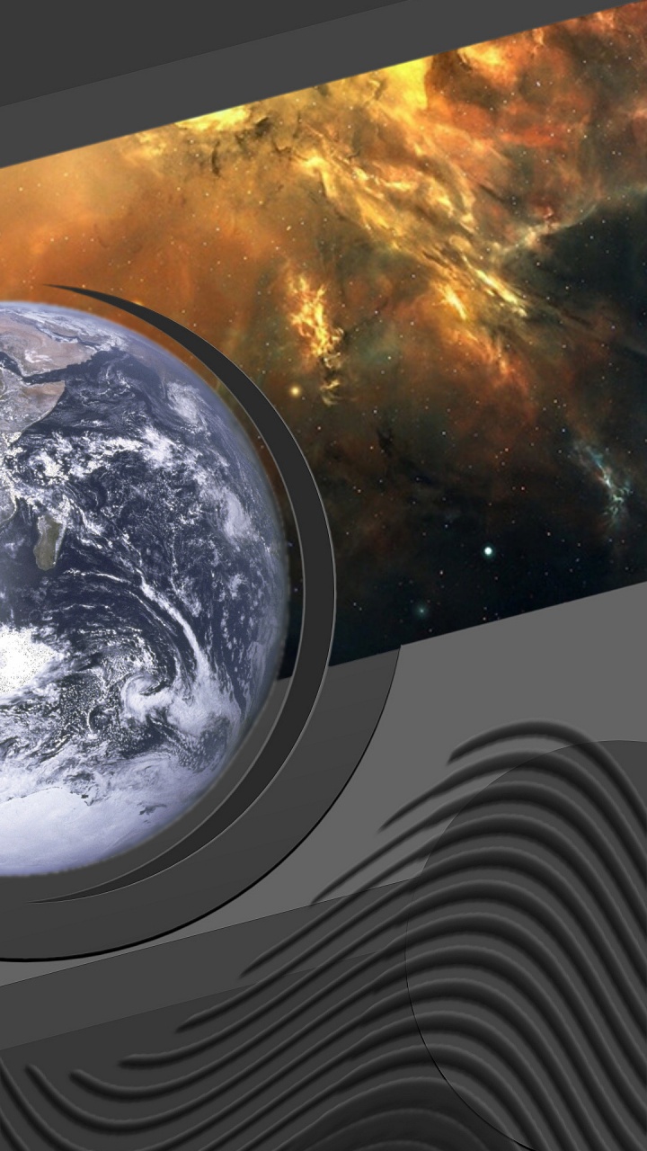 Обои земля, астрономический объект, атмосфера, космическое пространство, космос в разрешении 720x1280