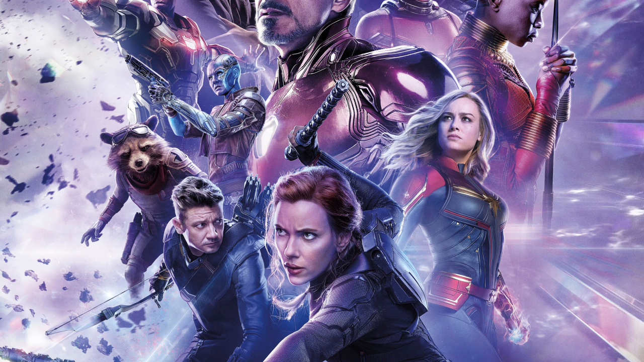 Обои мстители эндшпиль постер, Мстители Эндшпиль, Мстители: Война бесконечности, мститель, Мстители эра альтрона в разрешении 1280x720