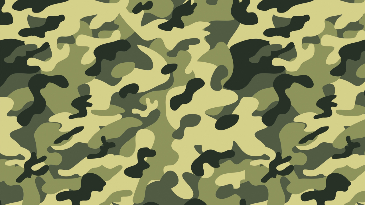 Обои камуфляж, военный камуфляж, узор, дизайн, солдат в разрешении 1280x720