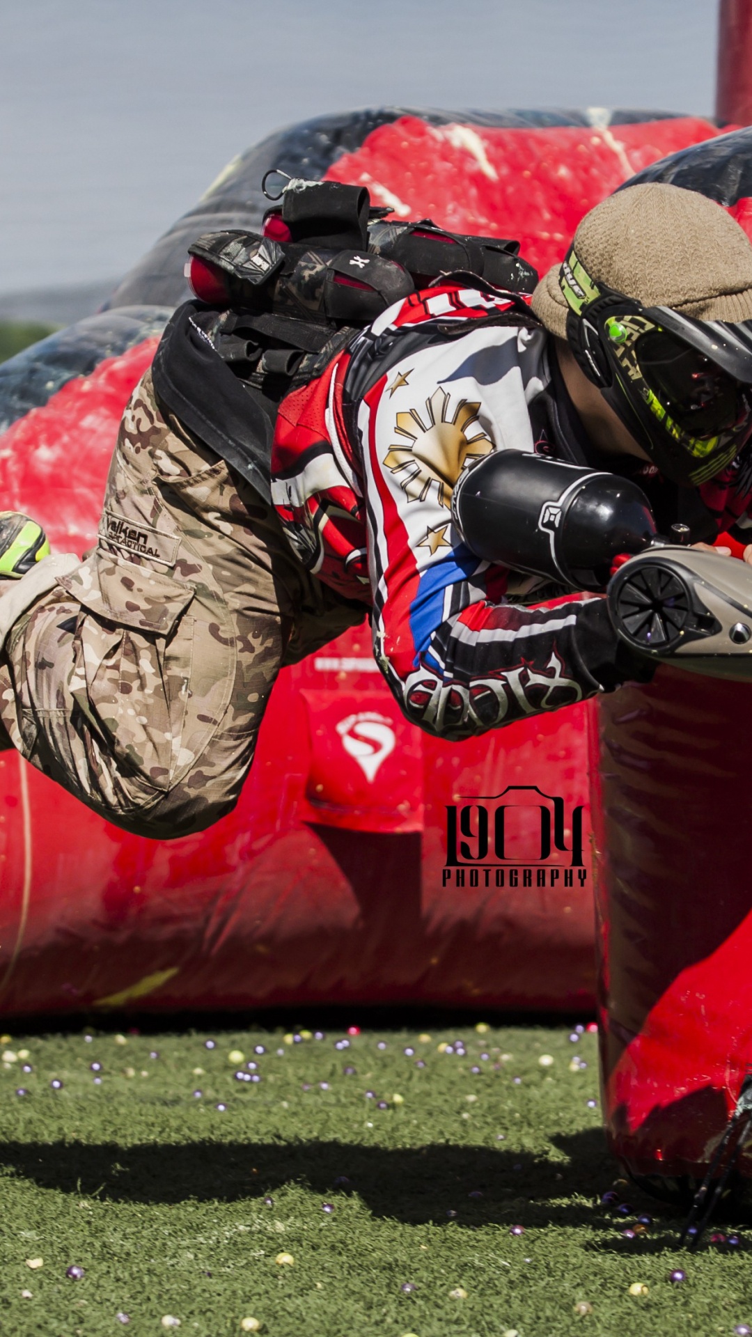 Обои пейнтбол, игры, пейнтбольное оборудование, стрельба, командный вид спорта в разрешении 1080x1920