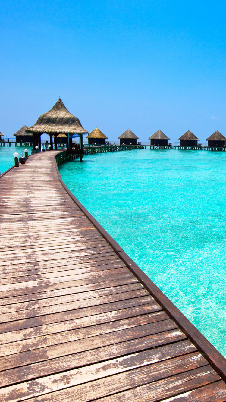 Обои путешествие, отпуск, море, Аква, плавательный бассейн в разрешении 750x1334