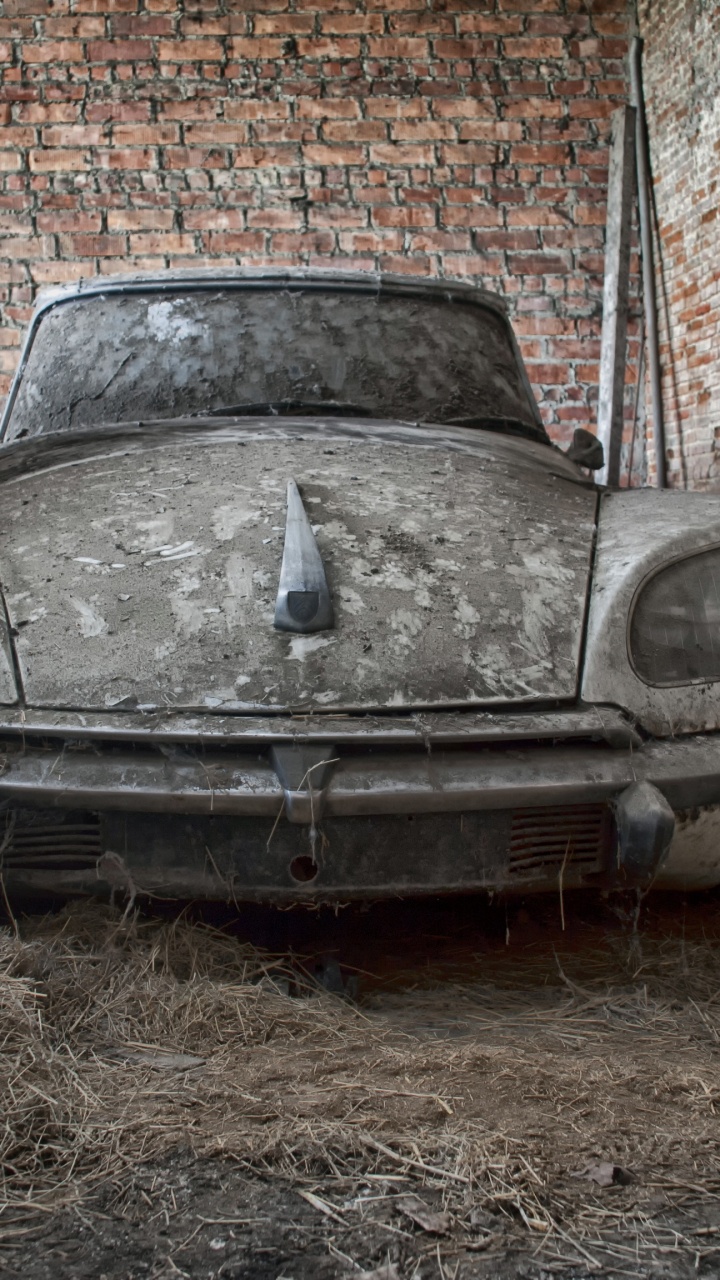 Обои Цитрон ДС, авто, цитрон, классический автомобиль, старинная машина в разрешении 720x1280