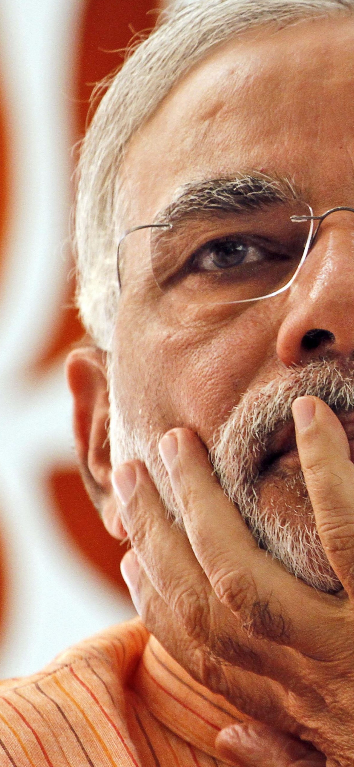 Обои подбородок, человек, старейшина, лоб, усы в разрешении 1242x2688