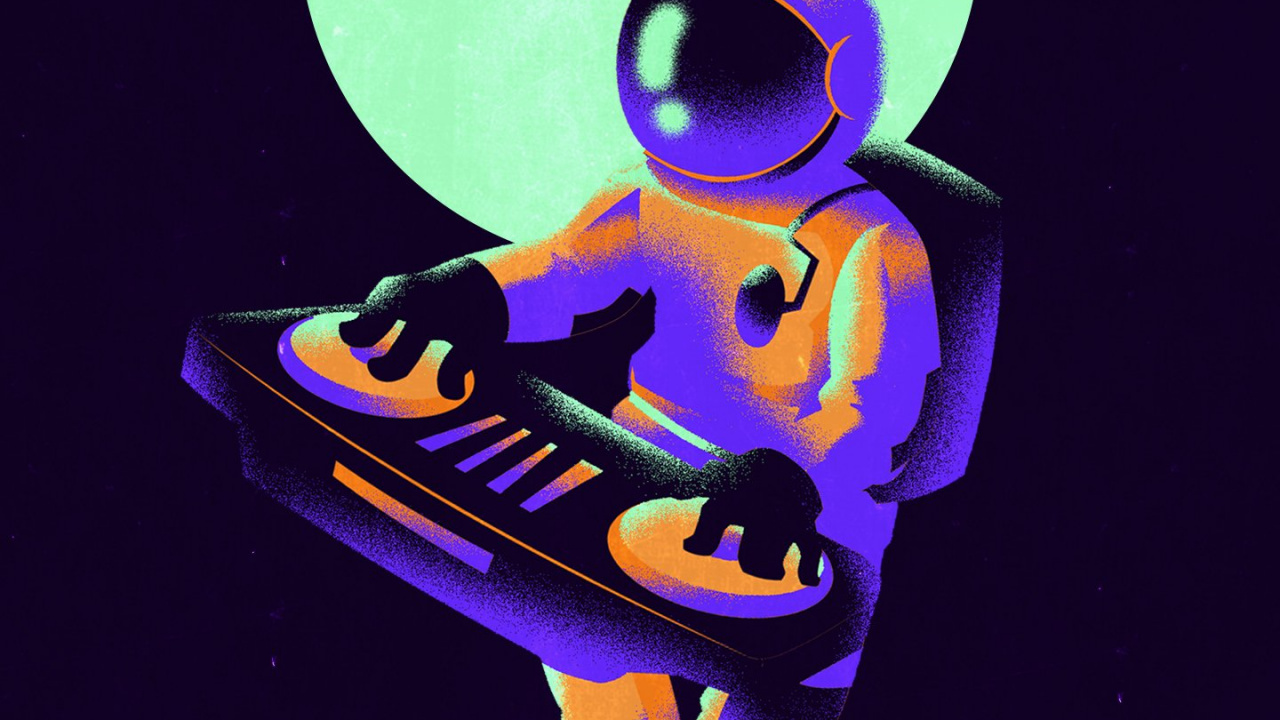 Обои арт, пакеты и зелья, дизер, музыкальный инструмент, человеческое тело в разрешении 1280x720