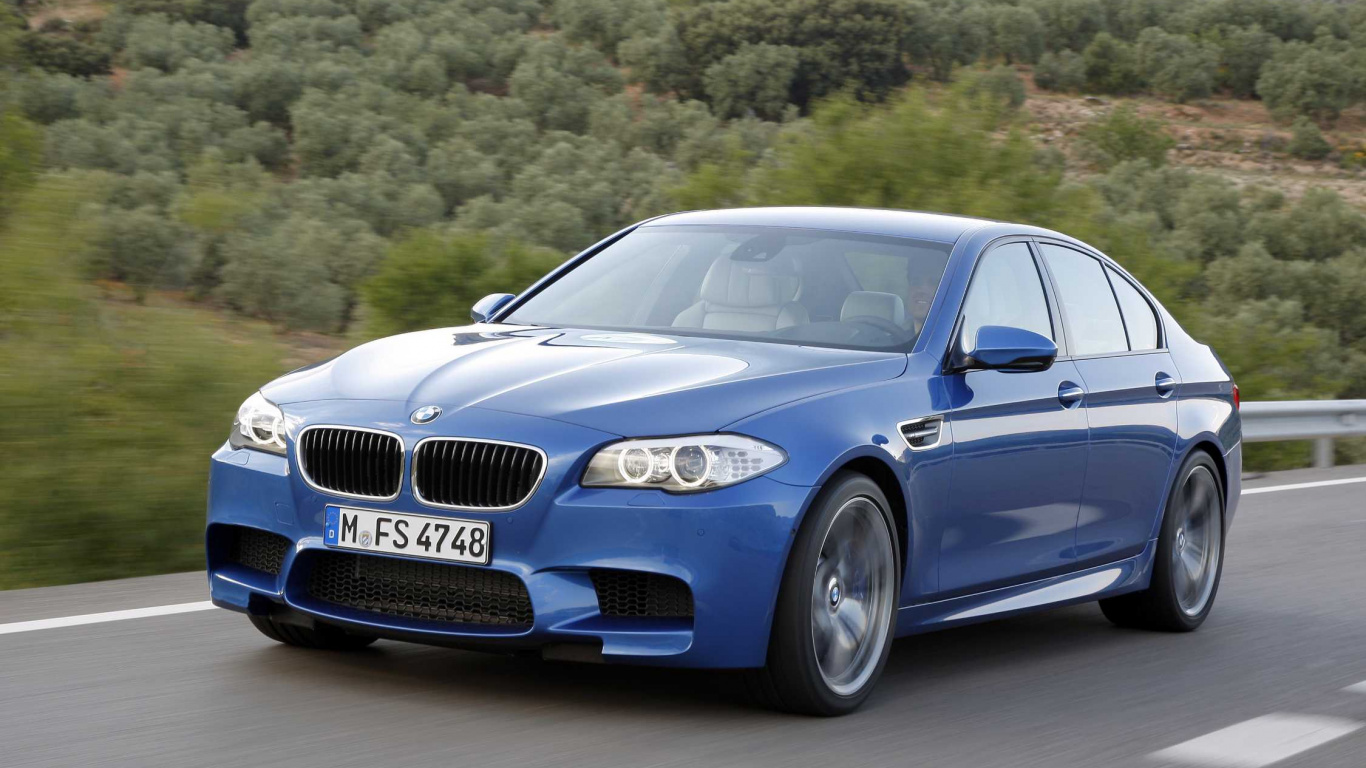 Обои bmw 5 series, bmw, авто, BMW 5 серии Ф10, БМВ ф10 М5 в разрешении 1366x768