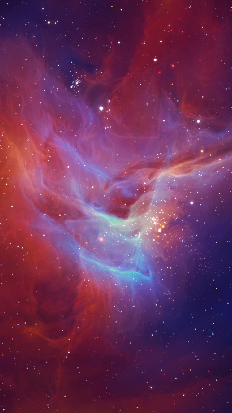 Обои звезда, Астрономия, астрономический объект, туманность, атмосфера в разрешении 750x1334