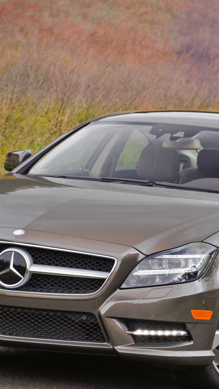 Обои авто, 2018 Мерседес-Benz CLS550, Мерседес АМГ, в CLS 550, Мерседес-Benz CLS550 4matic и 2012 в разрешении 720x1280