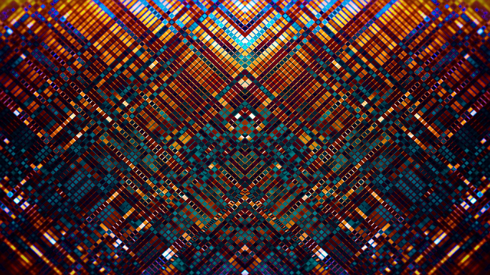 Обои метрополия, линия, фрактал, симметрия, дизайн в разрешении 1920x1080