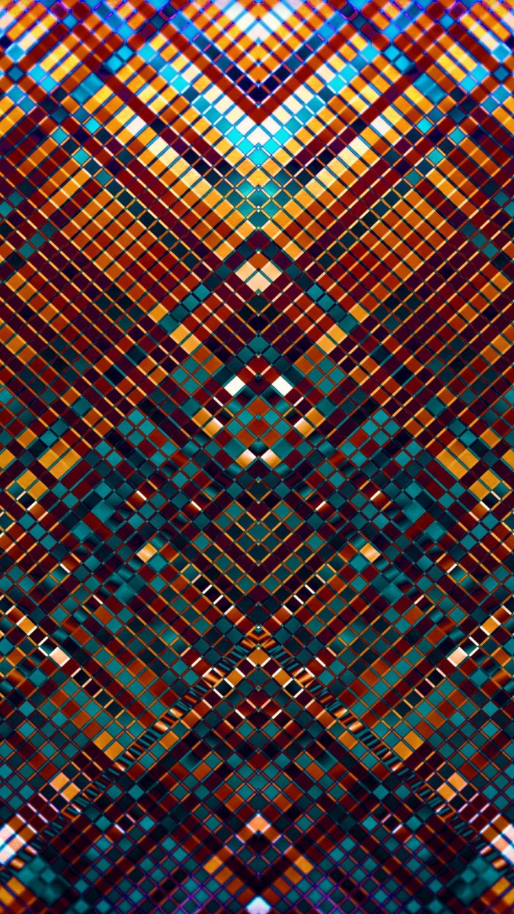 Обои метрополия, линия, фрактал, симметрия, дизайн в разрешении 720x1280