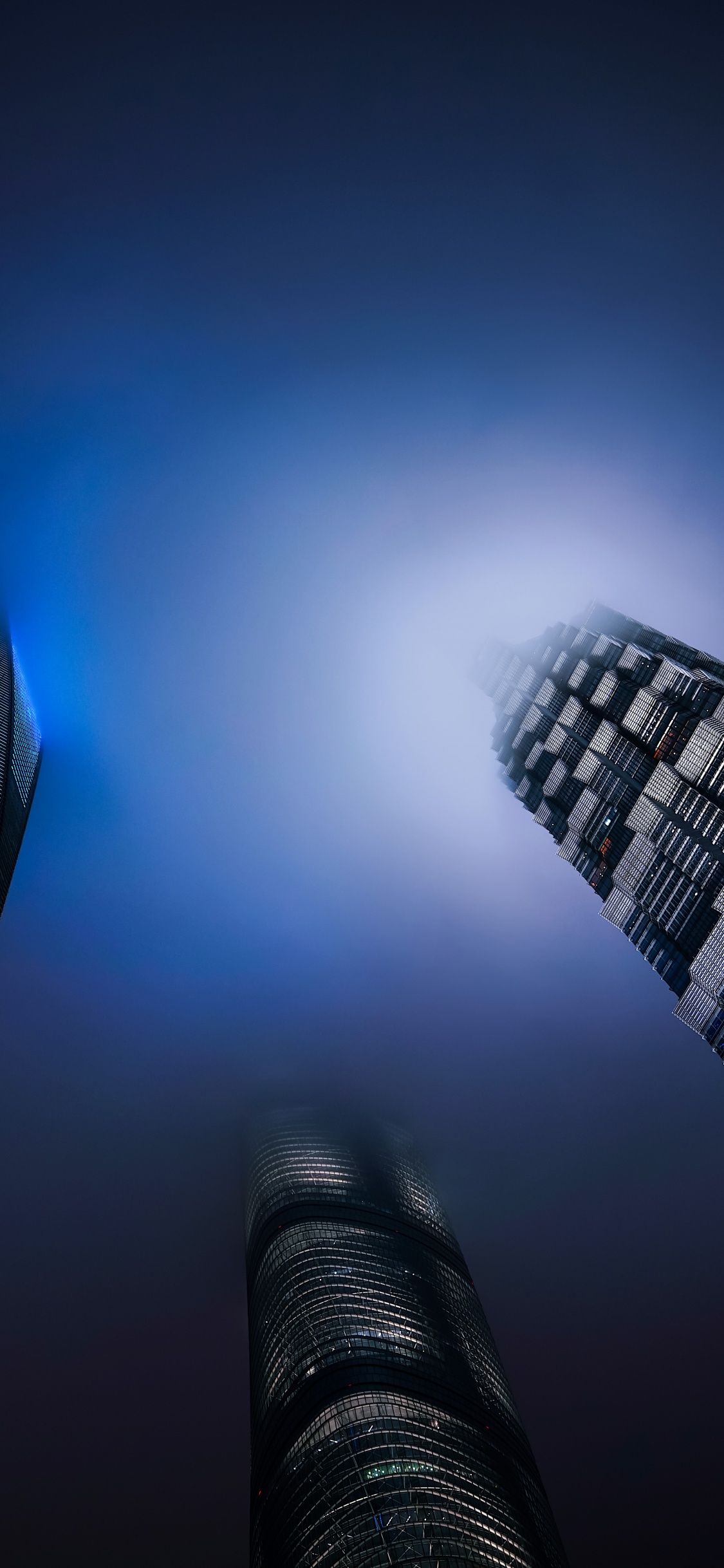 Обои небоскреб, высотное здание, здание, дневное время, вышка в разрешении 1125x2436