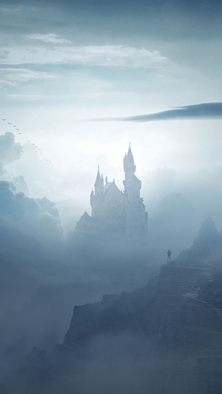 Обои атмосфера, туман, природный ландшафт, облако, мгла в разрешении 720x1280