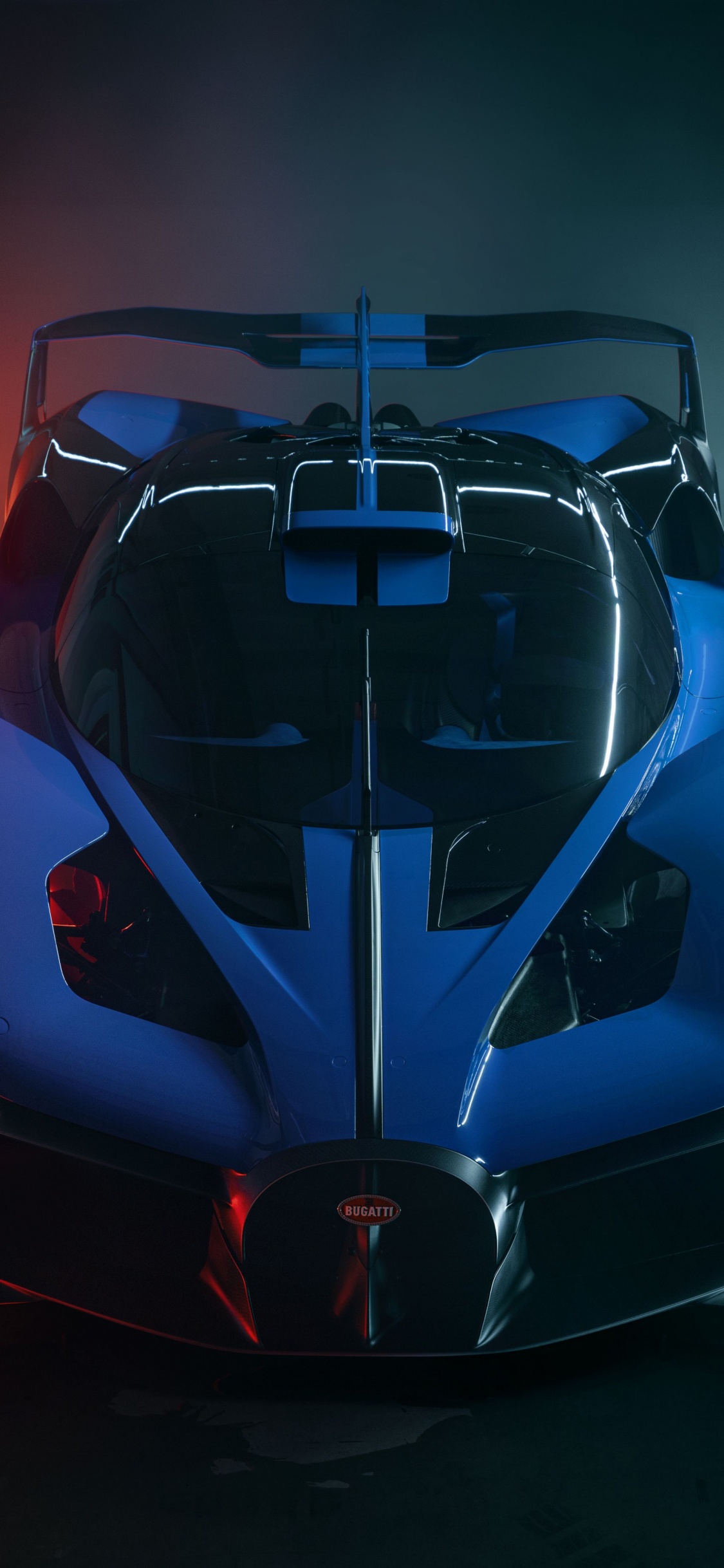 Обои bugatti bolide, легковые автомобили, спорткар, bugatti, bugatti centodieci в разрешении 1125x2436