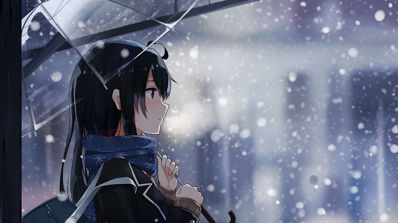 Обои аниме, Оригинальная видео анимация, темнота, вымышленный персонаж, небо в разрешении 1366x768