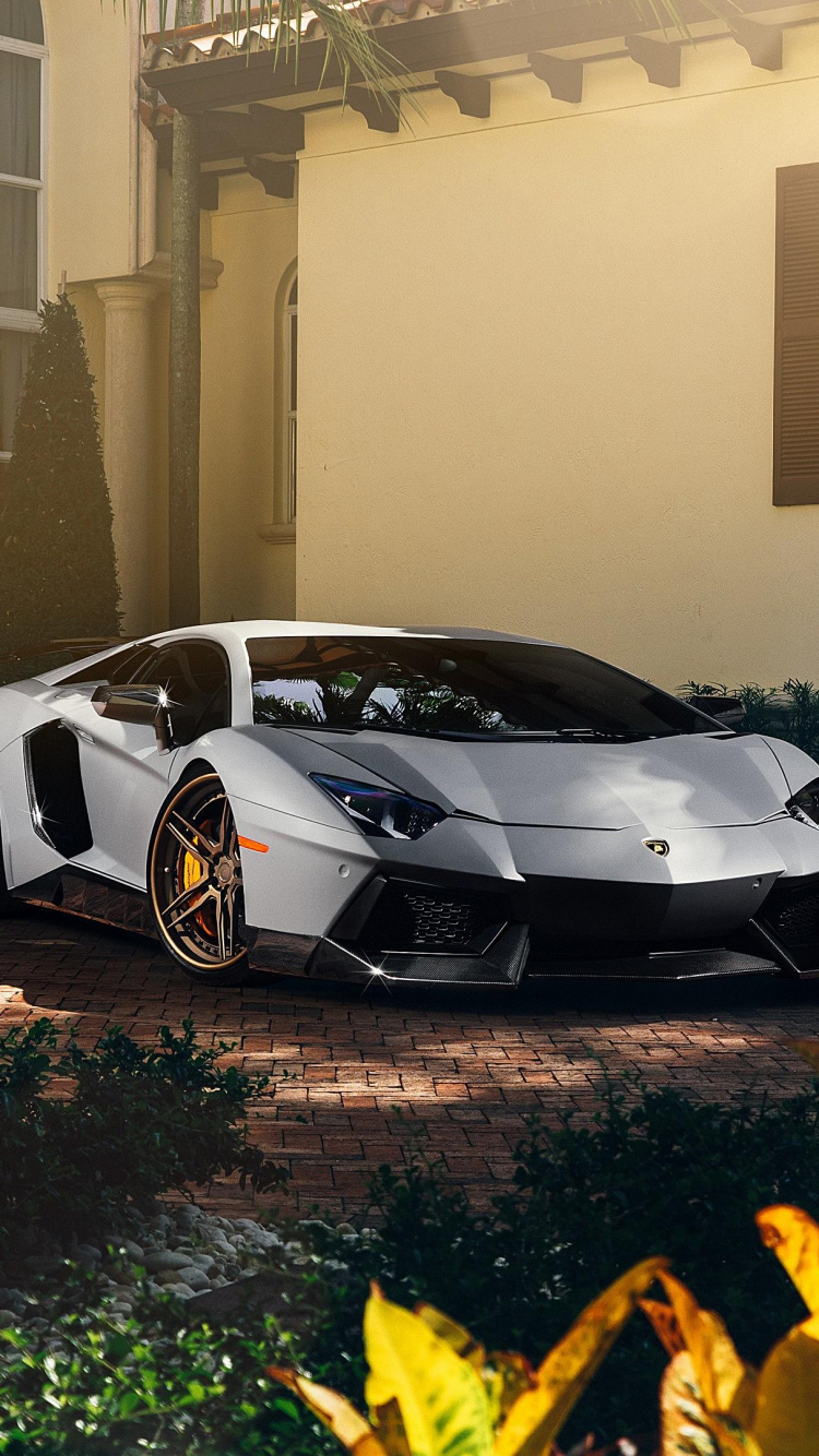 Обои спорткар, авто, Ламборджини, суперкар, Ламборгини авентадор в разрешении 750x1334