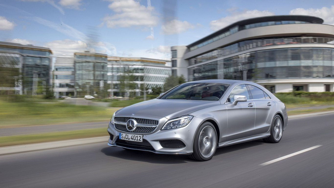 Обои авто, личный роскошный автомобиль, автоматическая коробка передач, в CLS 400, 2015 Мерседес-Benz CLS400 4matic и в разрешении 1366x768