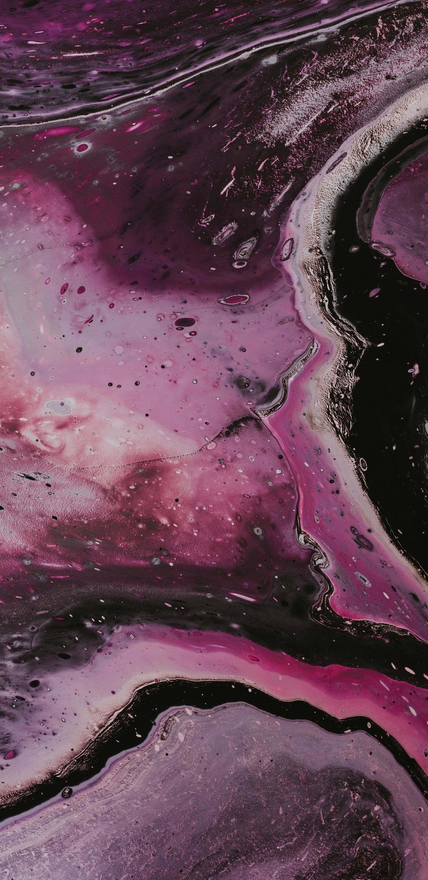 Обои визуальное искусство, пурпур, розовый, Фиолетовый, вода в разрешении 1440x2960