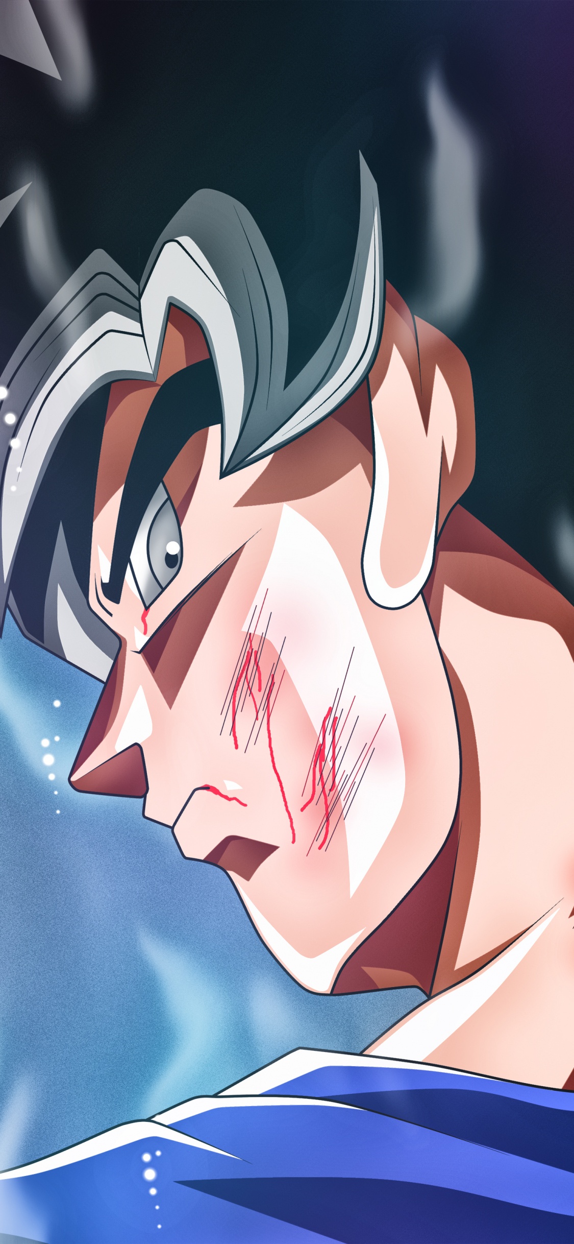 Обои гоку, вегета, Жемчуг дракона, Super Saiyan, Саян в разрешении 1125x2436