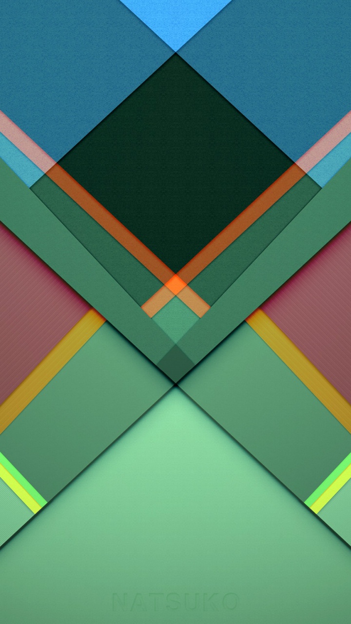 Обои абстрактное искусство, Геометрическая форма, геометрия, арт, зеленый в разрешении 720x1280