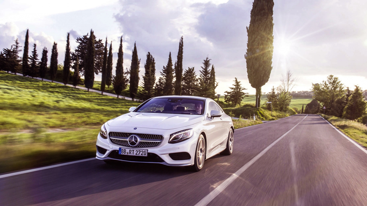 Обои авто, Даймлер АГ, Mercedes-Benz S-Class C217, личный роскошный автомобиль, спортивный автомобиль в разрешении 1280x720