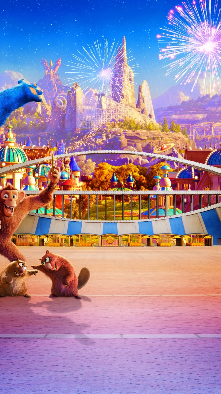 Обои Парк чудес, парамаунт пикчерз, анимация, 2019, убежище от чудесного парка в разрешении 720x1280
