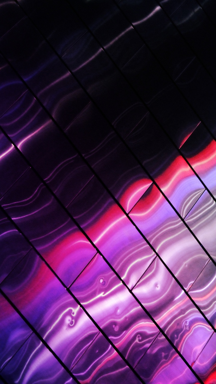 Обои пурпур, свет, освещение, неон, космос в разрешении 720x1280