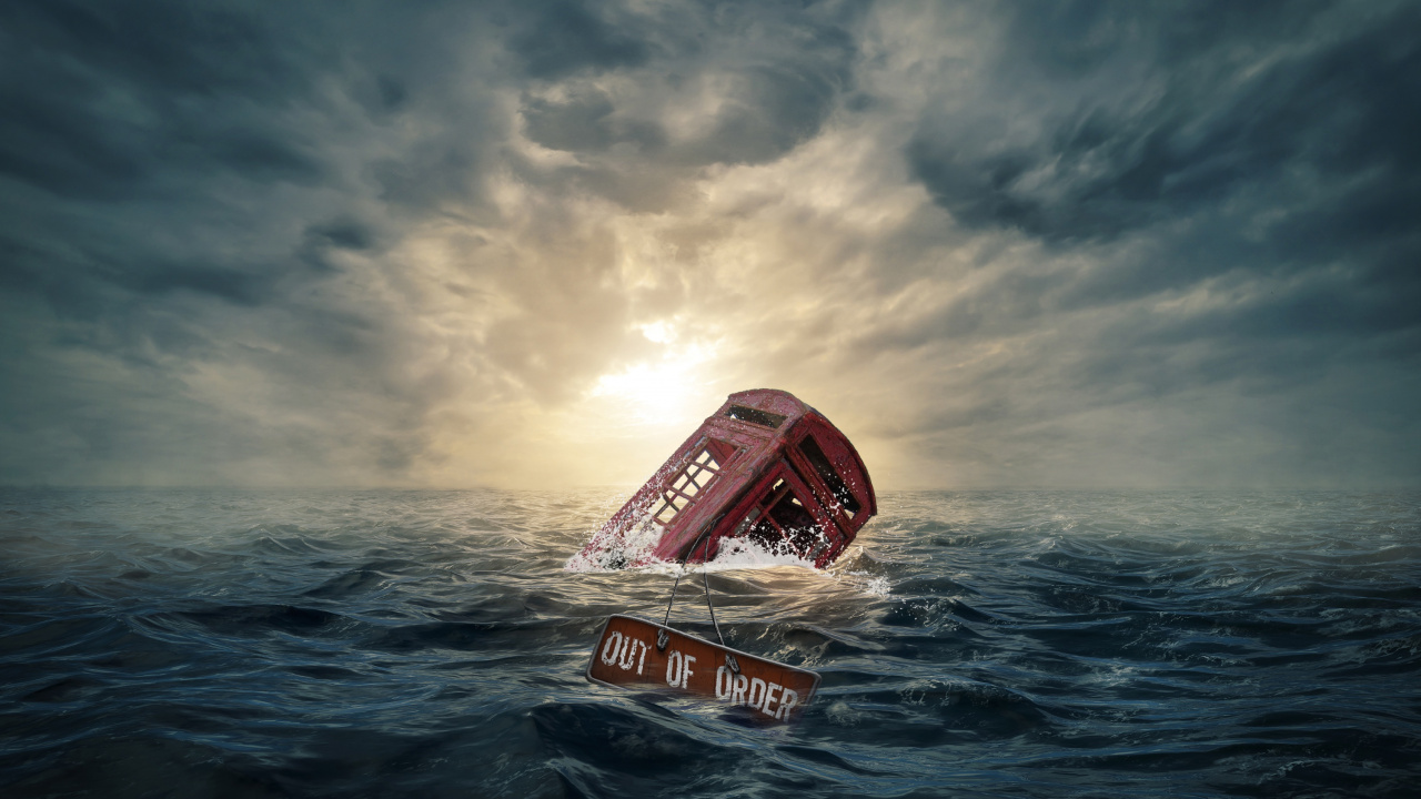 Обои море, ветровая волна, вода, океан, волна в разрешении 1280x720