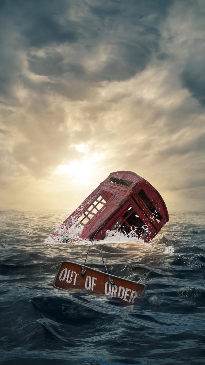 Обои море, ветровая волна, вода, океан, волна в разрешении 720x1280