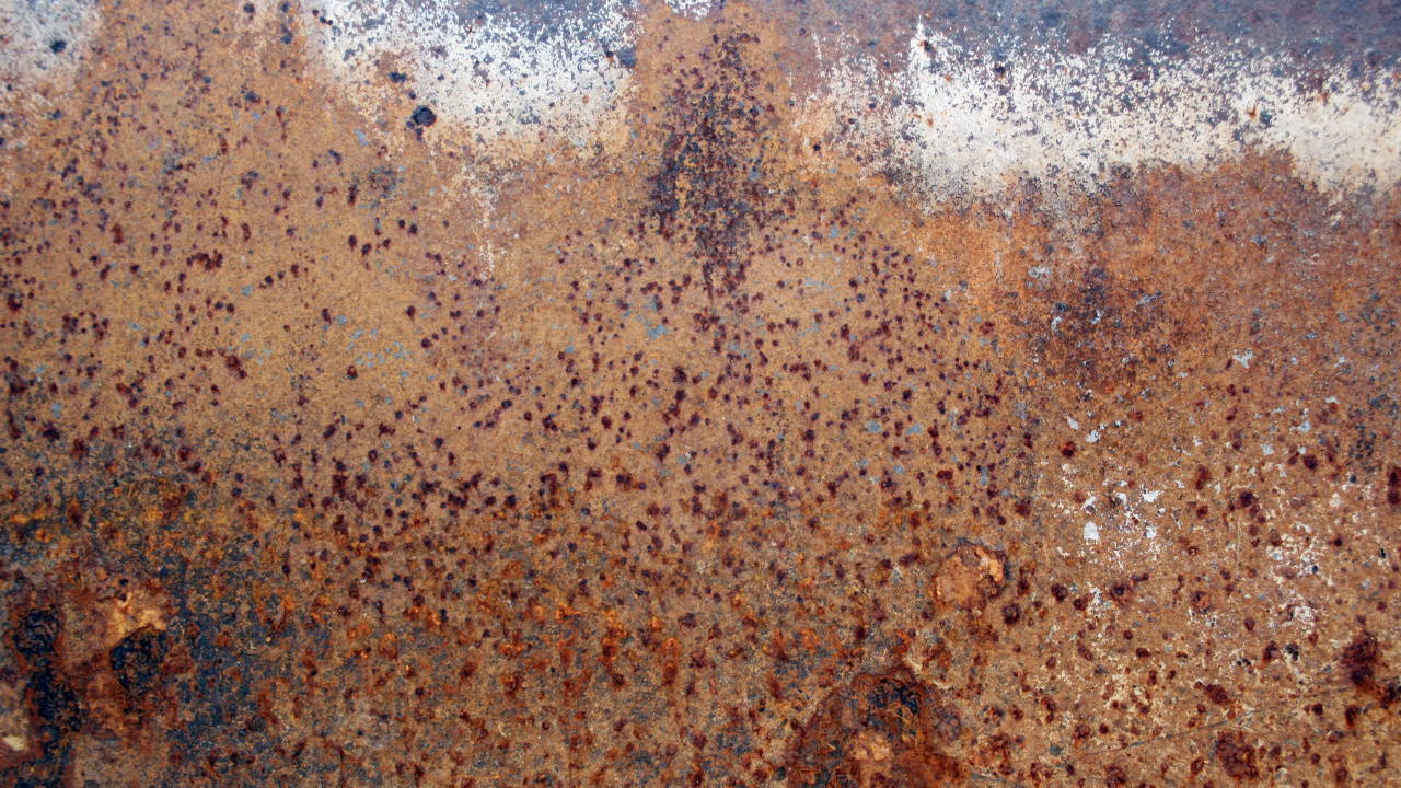 Обои коррозия, ржавчина, сталь, железо, металл в разрешении 1280x720