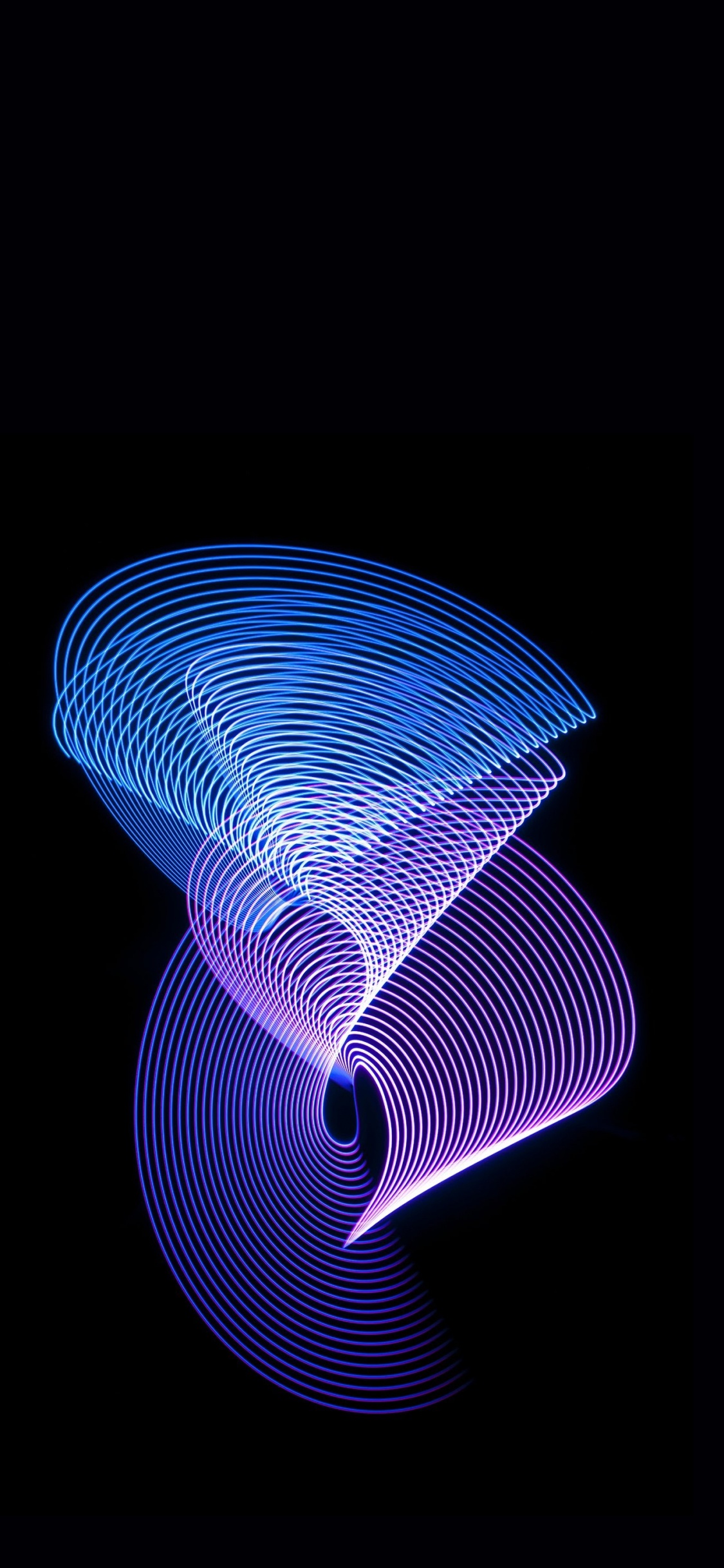 Обои LG, LG V30, смартфон, андроид, пурпур в разрешении 1125x2436