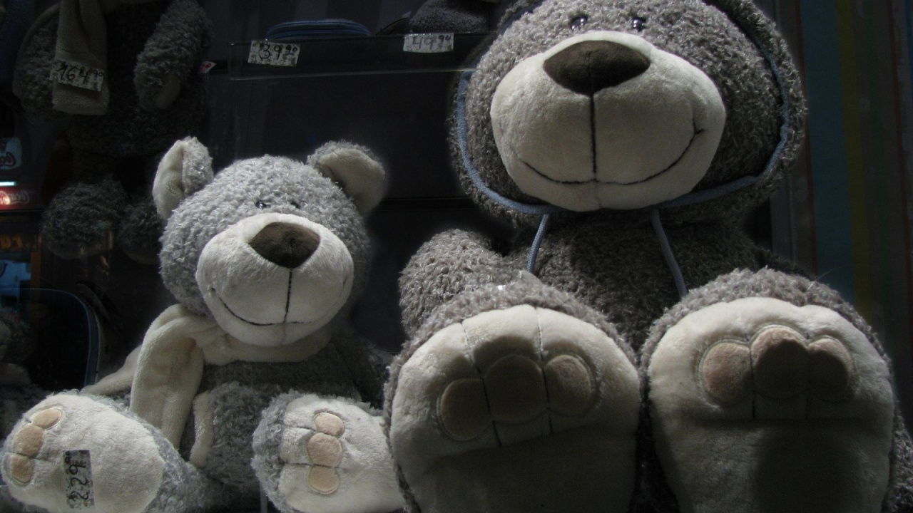 Обои мягкая игрушка, плюшевый мишка, плюш, кукла, медведь в разрешении 1280x720