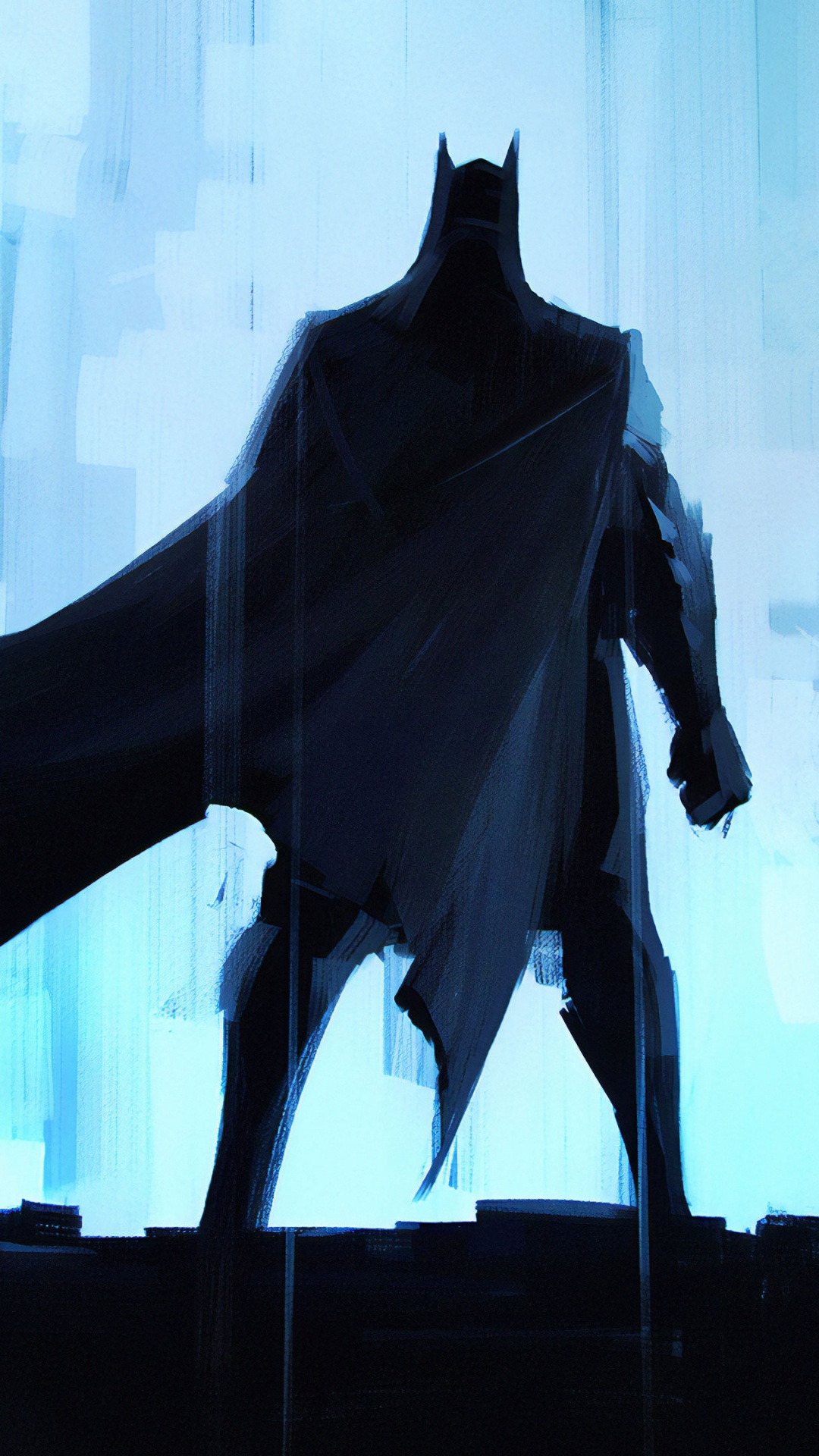 Обои Бэтмен, арт, комиксы dc, супергерой, комиксы в разрешении 1080x1920