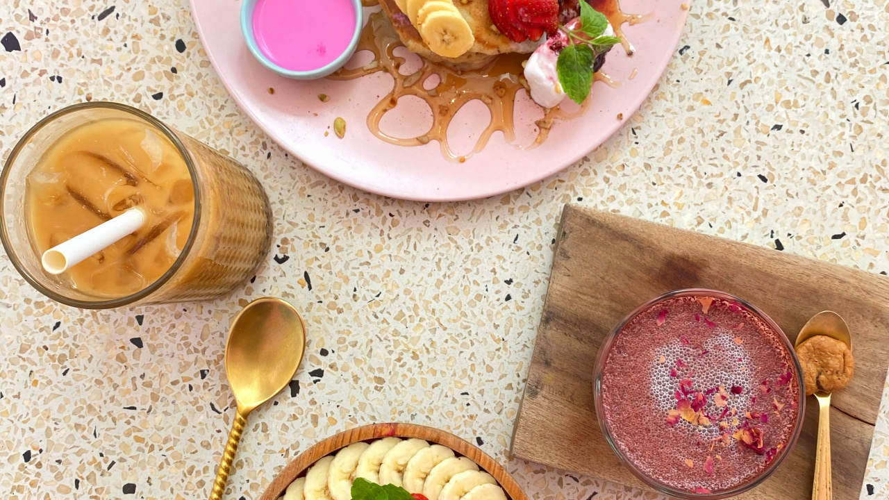 Обои бали, блюда, завтрак, вегетарианская кухня, поздний завтрак в разрешении 1280x720