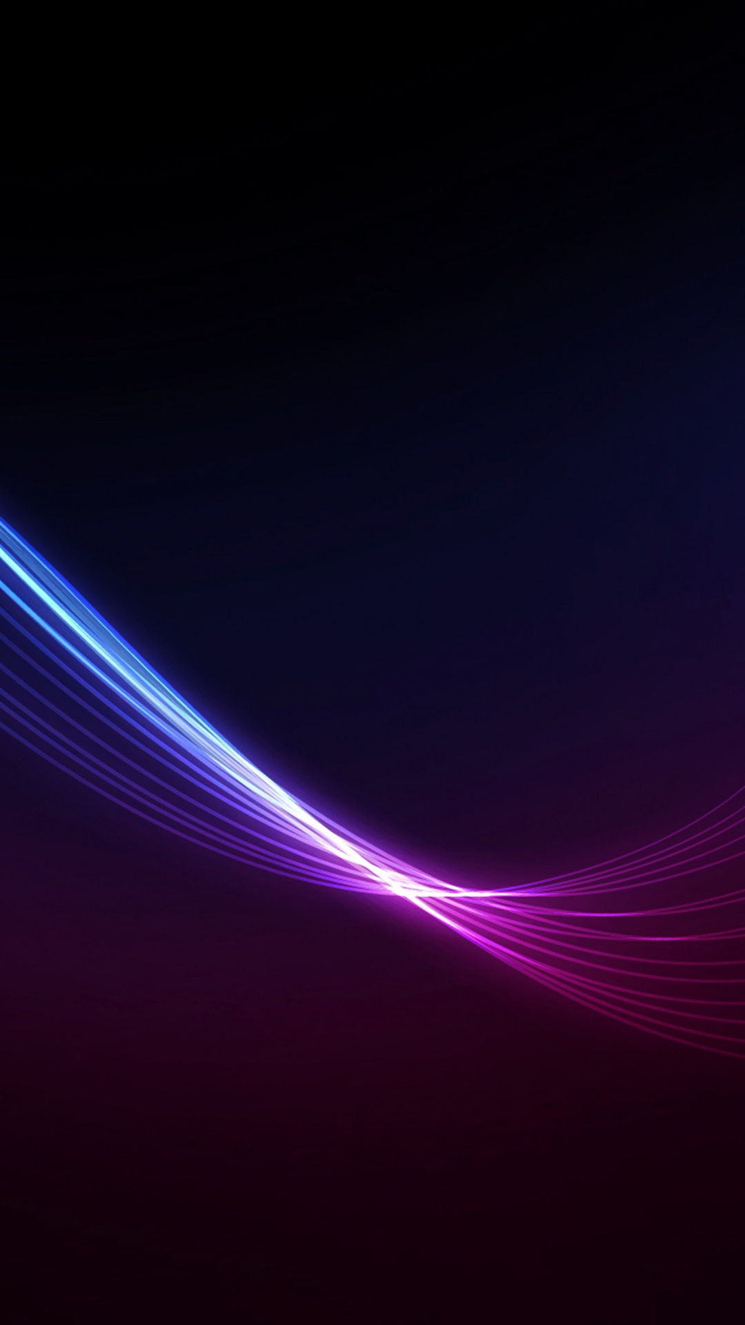 Обои синий, Фиолетовый, пурпур, свет, линия в разрешении 1080x1920