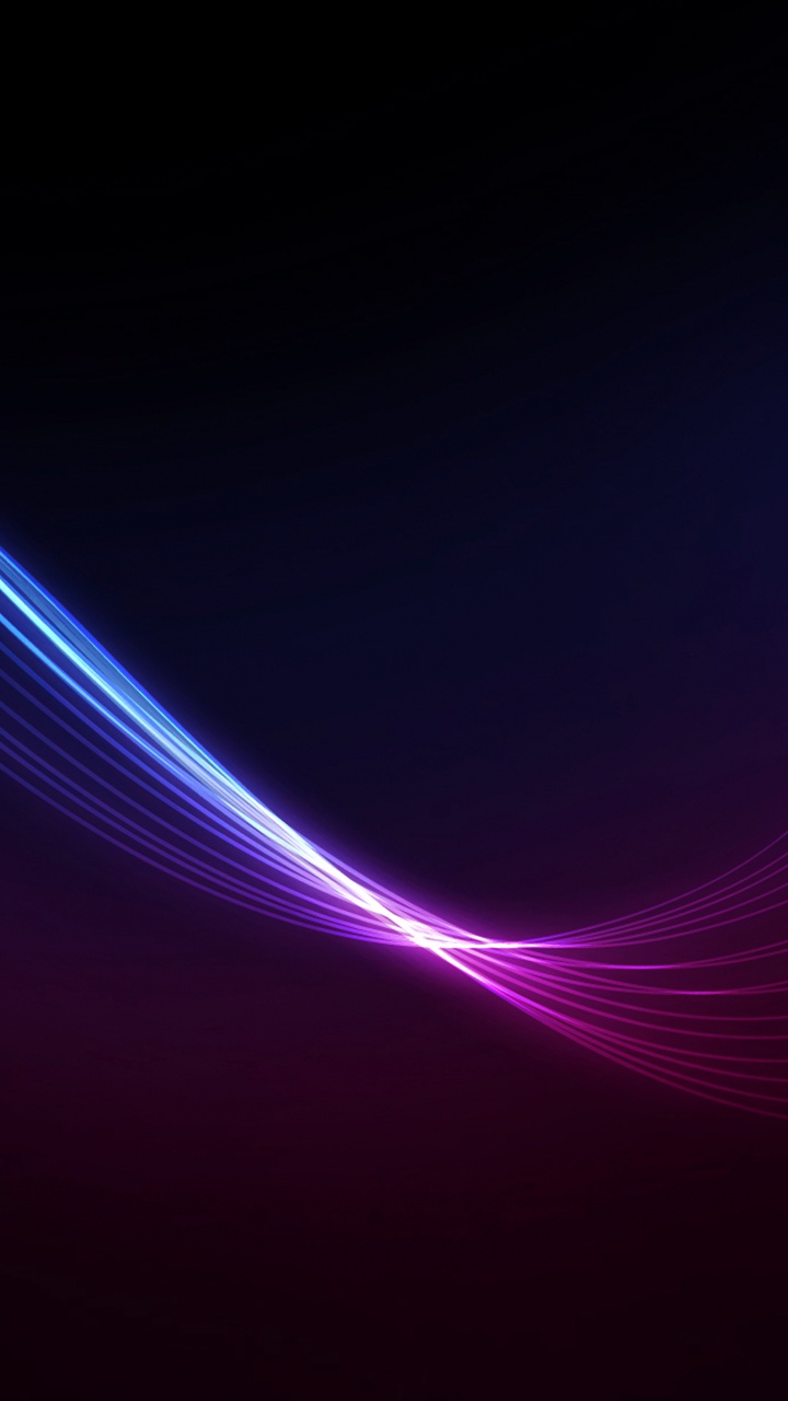 Обои синий, Фиолетовый, пурпур, свет, линия в разрешении 720x1280