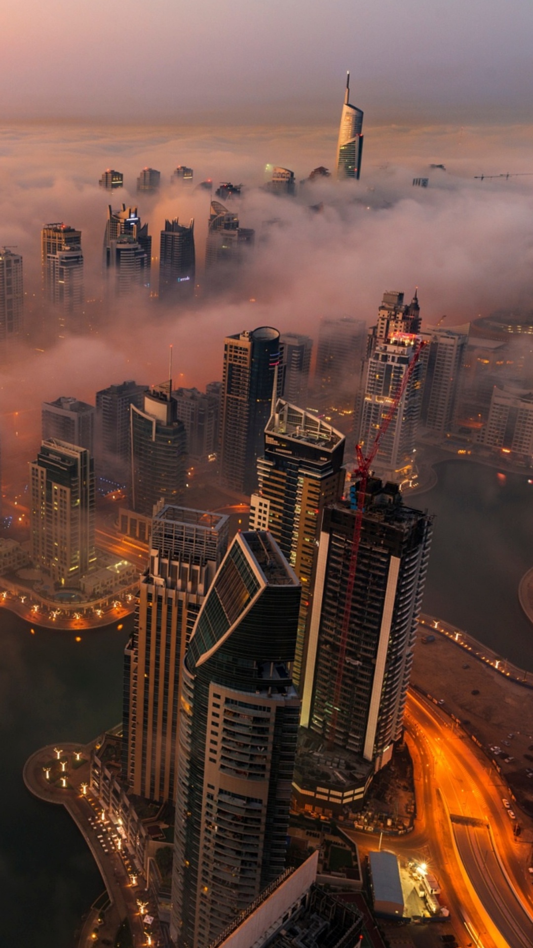 Обои городской пейзаж, метрополия, город, городской район, небоскреб в разрешении 1080x1920