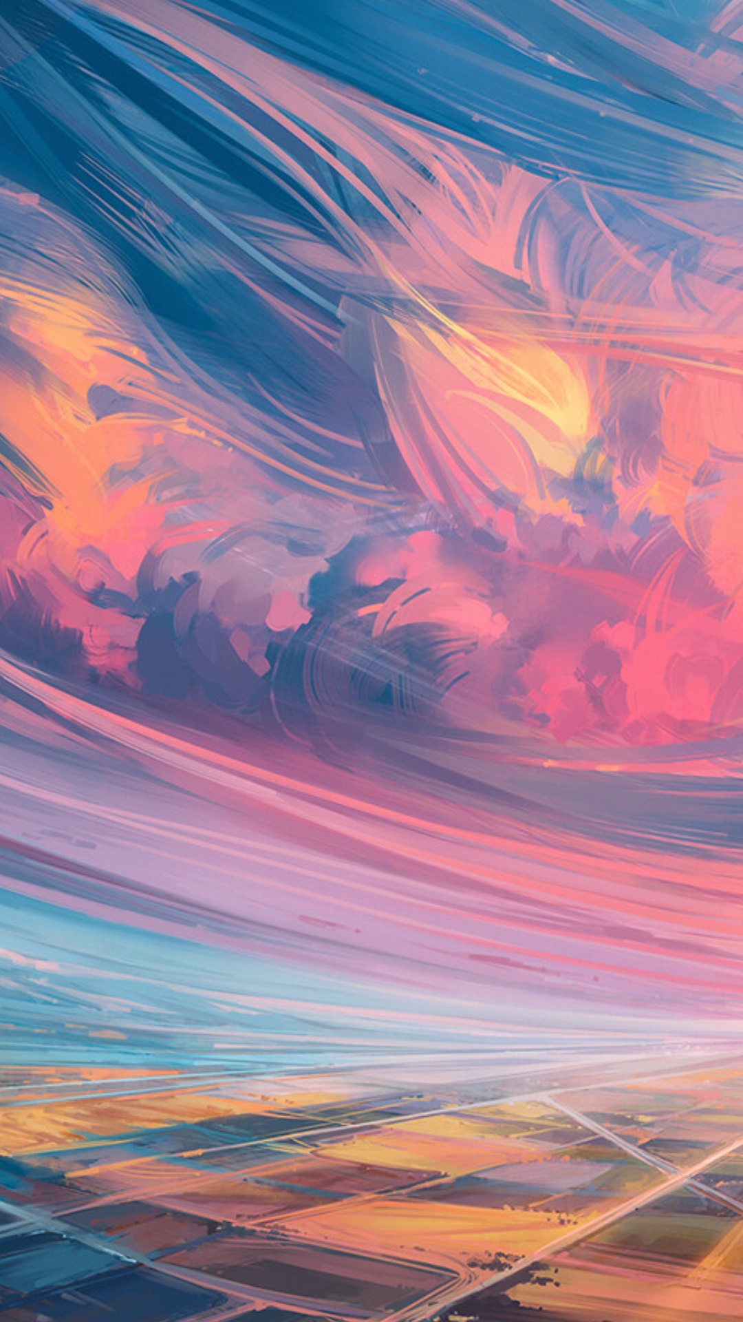 Обои алена энами арт, живопись, арт, артист, цифровое искусство в разрешении 1080x1920