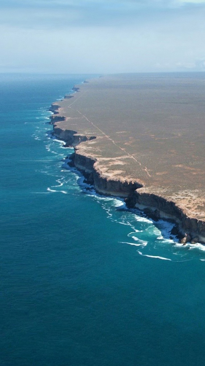 Обои Бунда-Клиффс, земля, побережье, прибрежные и океанические рельефы, море в разрешении 720x1280